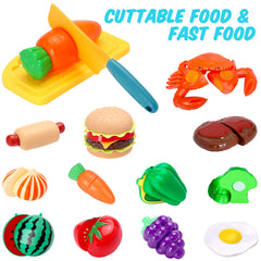 Meaicezli realistic pretend food including burger and hot dog