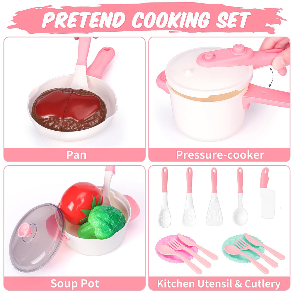 Meaicezli apron and storage bag aiding organized, fun chef role play
