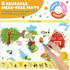 Meaicezli water reveal park scene for screen-free road trip engagement