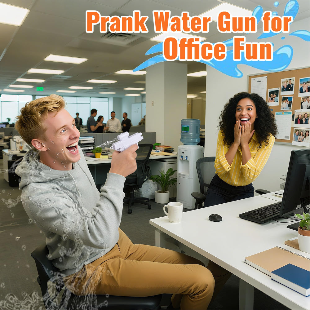 Mealivos Prank Water Gun compact ten-inch design fits any bag.