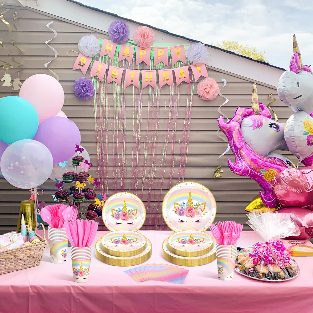 Meanplan unicorn napkins offer absorbent protection and a soft feel for spills.