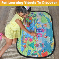Meavia letters, numbers, and shapes reveal learning opportunities through hands-on exploration.