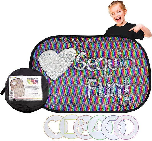 Meavia reversible sequins wall toy giant display for tactile play