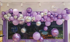 MEBAY 5-inch balloons bundle in four colors for detailed decor