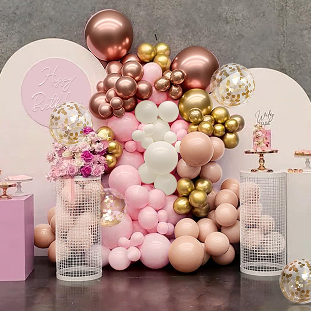 MEBAY gold confetti 12in balloon adds festive texture