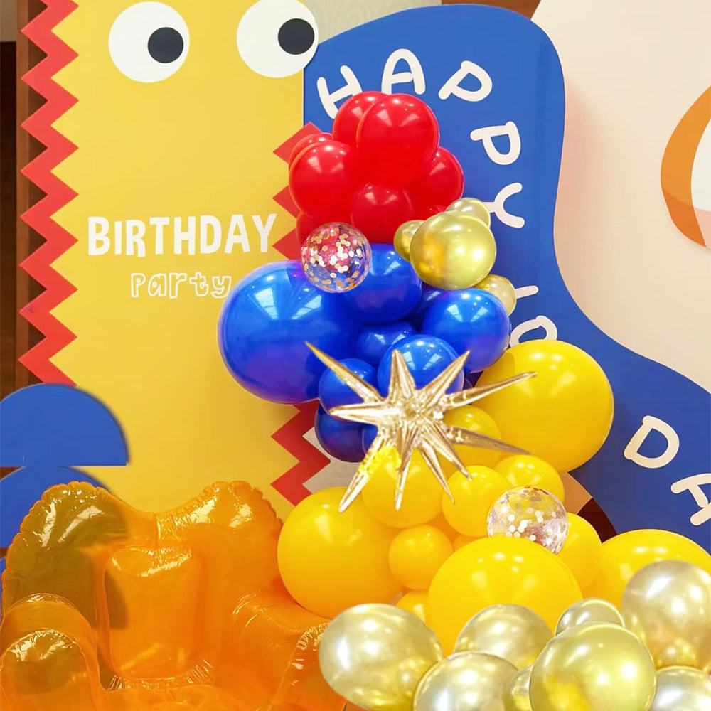 MEBAY gold confetti balloons sparkle, elevating the party atmosphere.