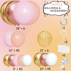 MEBAY metallic gold 18in balloon adds a glamorous focal point