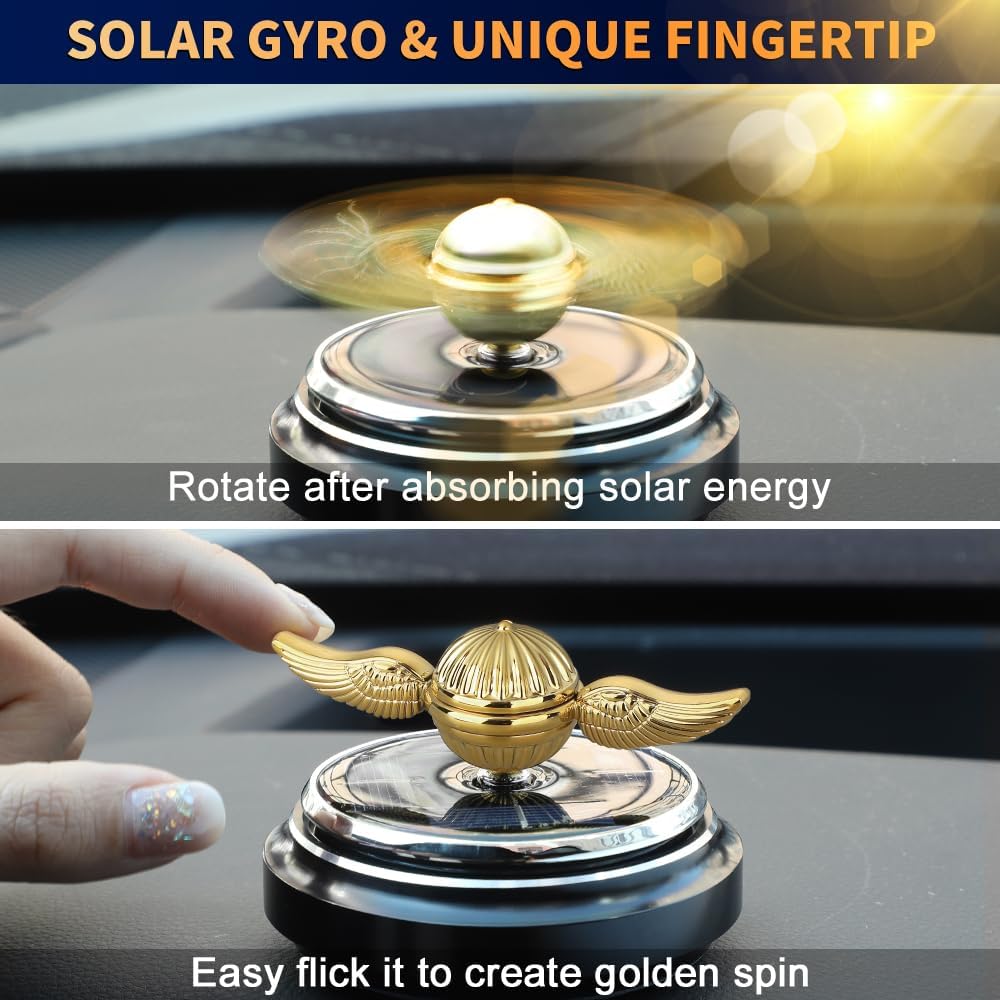 Mechaniker dashboard ornament showing sunlit rotation for a lively, energy-free display.