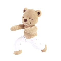 Meddy Teddy The Yoga Bear scene during family bonding time, inviting interaction.