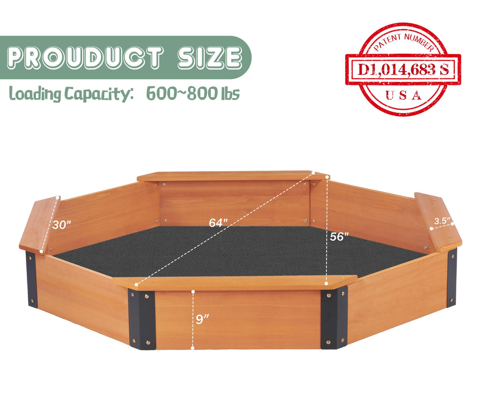 Mederra sandbox cover waterproof protects sand from rain