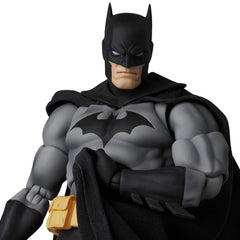 Medicom Batman Hush Mafex cape texture and fabric effect up close.