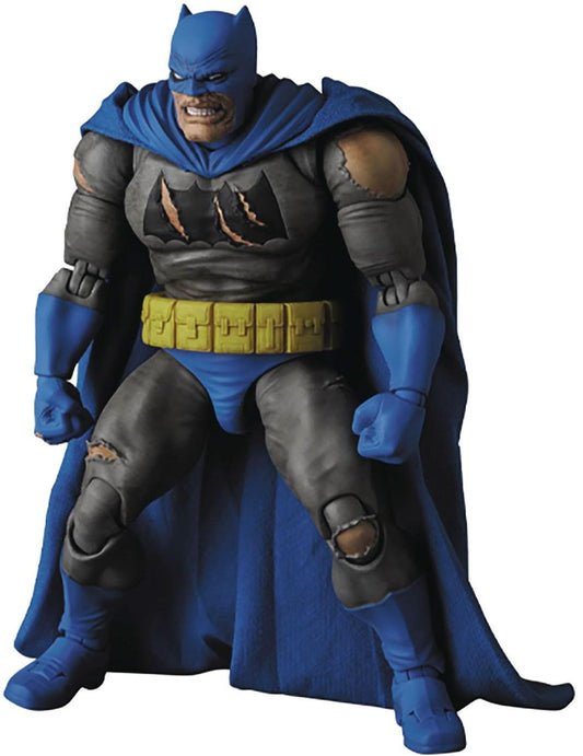 Medicom Batman Mafex figure with damaged mask head for authentic display