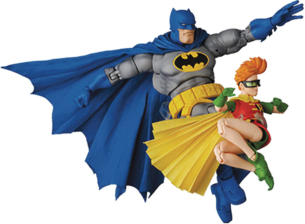 Medicom MAFEX Batman Blue Version front view for dynamic display poses.