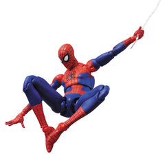 Medicom MAFEX Spider-Man Peter B Parker Renewal Ver glossy suit texture close-up