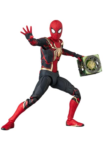 Medicom Toy MAFEX No. 245 Spider-Man Integrated Suit web effect parts.