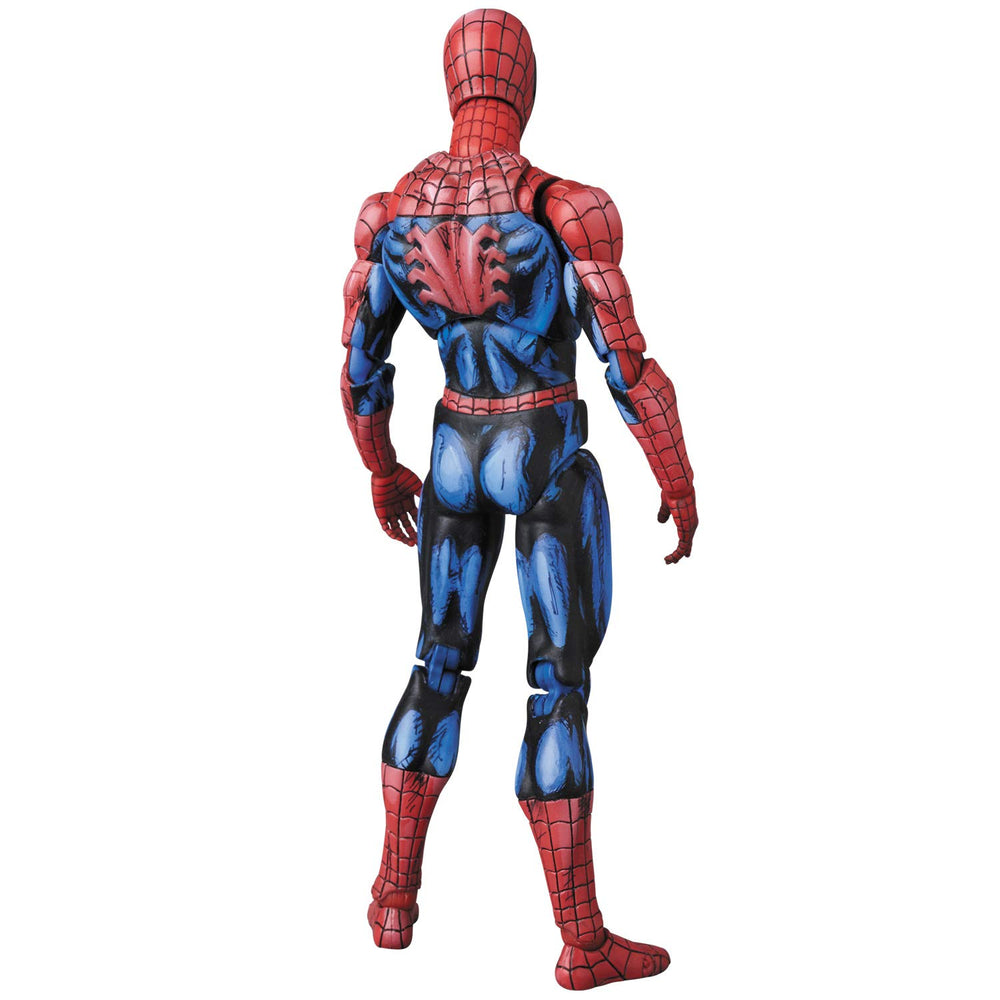 MEDICOM TOY MAFEX No.108 Spider-Man articulation joints enable dynamic posing for action displays.