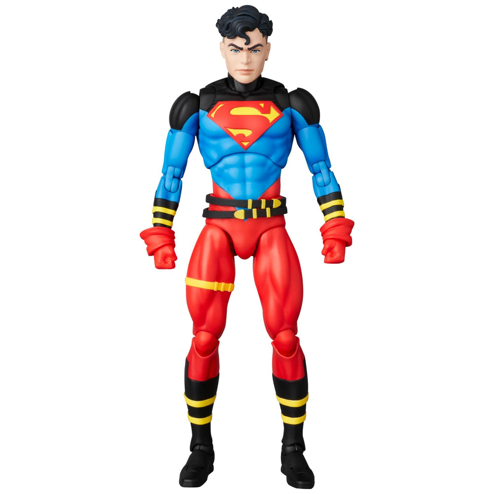 Medicom Toy Return of Superman Superboy MAFEX articulation range for dynamic posing.