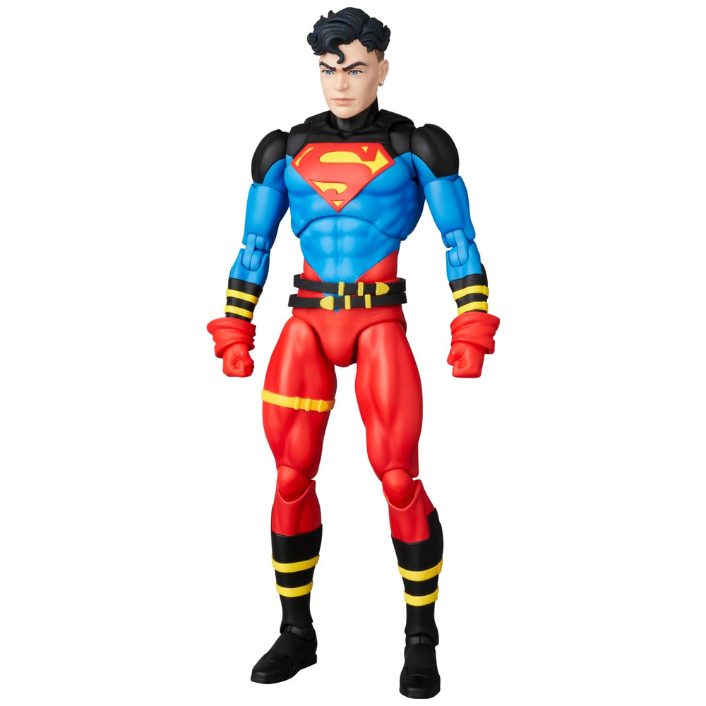 Medicom Toy Return of Superman Superboy MAFEX display-ready figure for shelves.