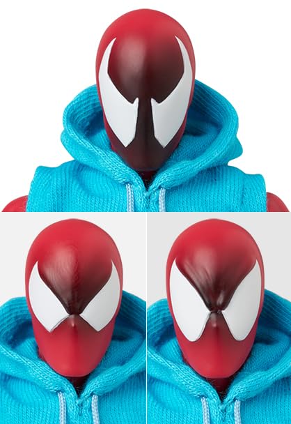 MEDICOM TOY Scarlet Spider Ver. 2.0 pre-painted finish with nuanced shading