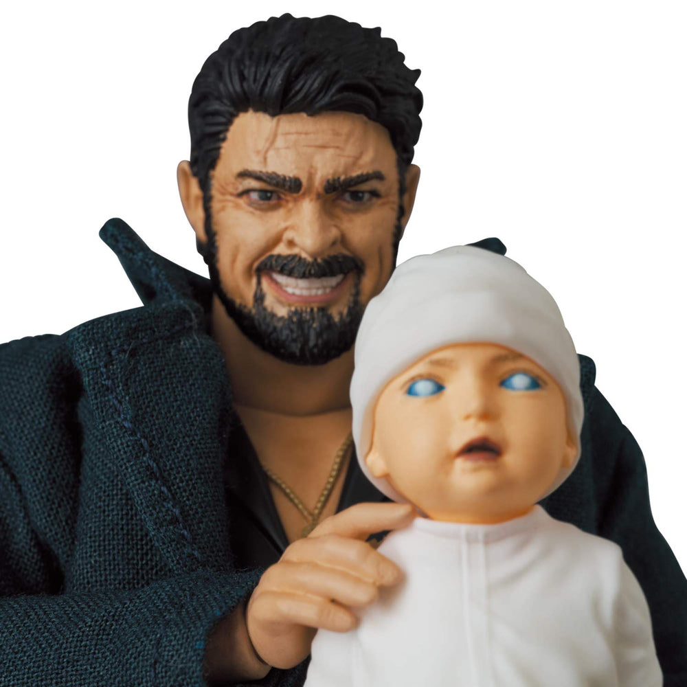 Medicom Toys William Billy Butcher head parts allow expressive facial variations