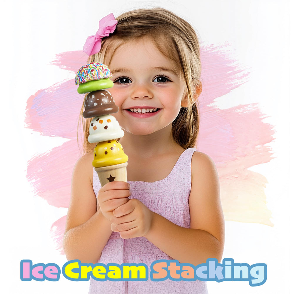 Medoga ice cream cone for a realistic display of tasty treats.