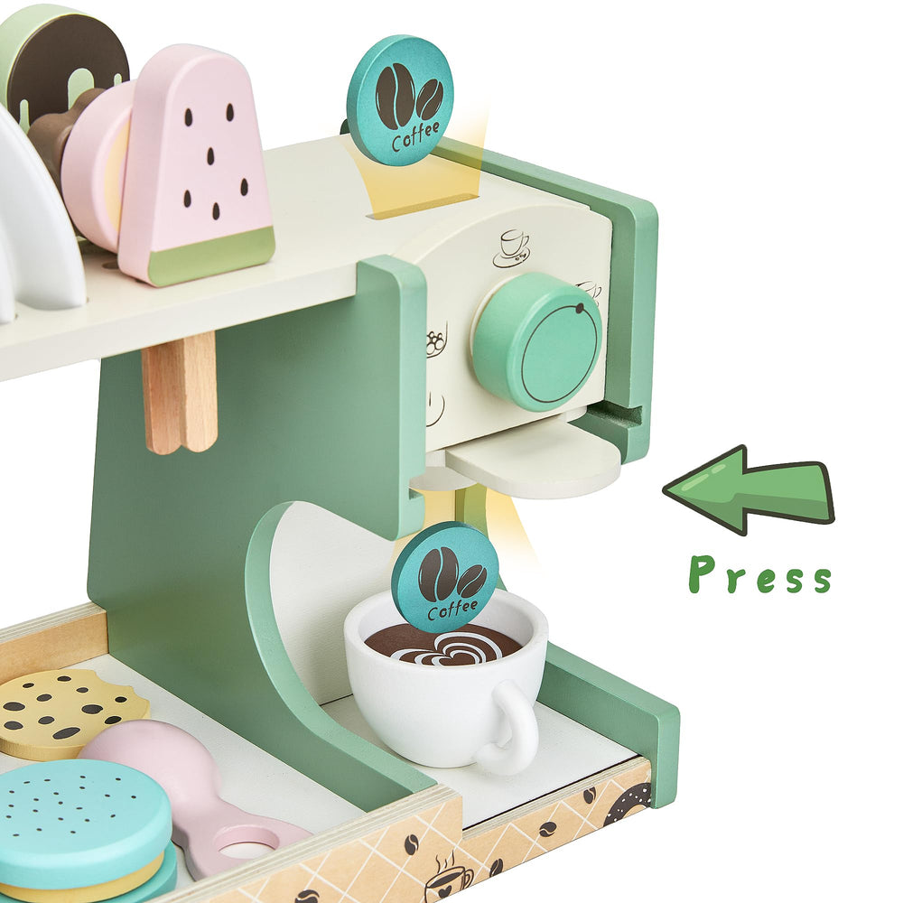 Medoga cookies, milk, and sugar add familiar treat elements to play.
