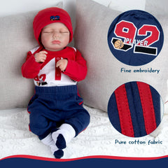 Hat and socks included in Medylove reborn doll clothes set for 17-22 inch dolls