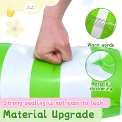 Meegoo pool hammock float green triple tubes boosts visibility and fun