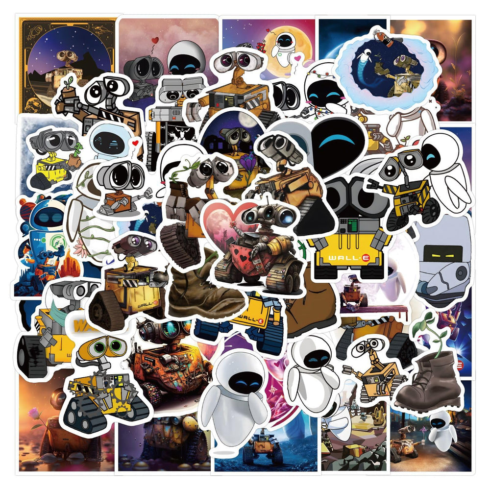 Meet Holiday Walle sticker on a laptop for personalized style and durability