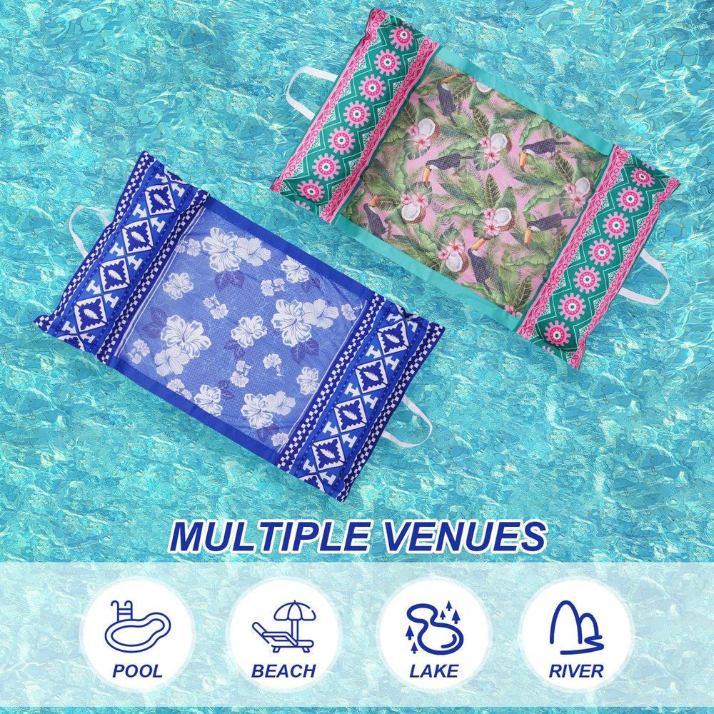 Meetinext water hammock durable material ensures repeated use on lakes and pools.