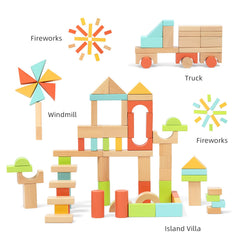 MEEYOO blocks stored in a bucket keeping play area tidy and organized.