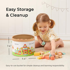 MEEYOO blocks in a bright setup offering durable, long-lasting play value.