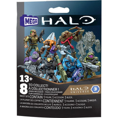 Mega Bloks Halo Maf blind bag figure with 12-point articulation for dynamic posing.