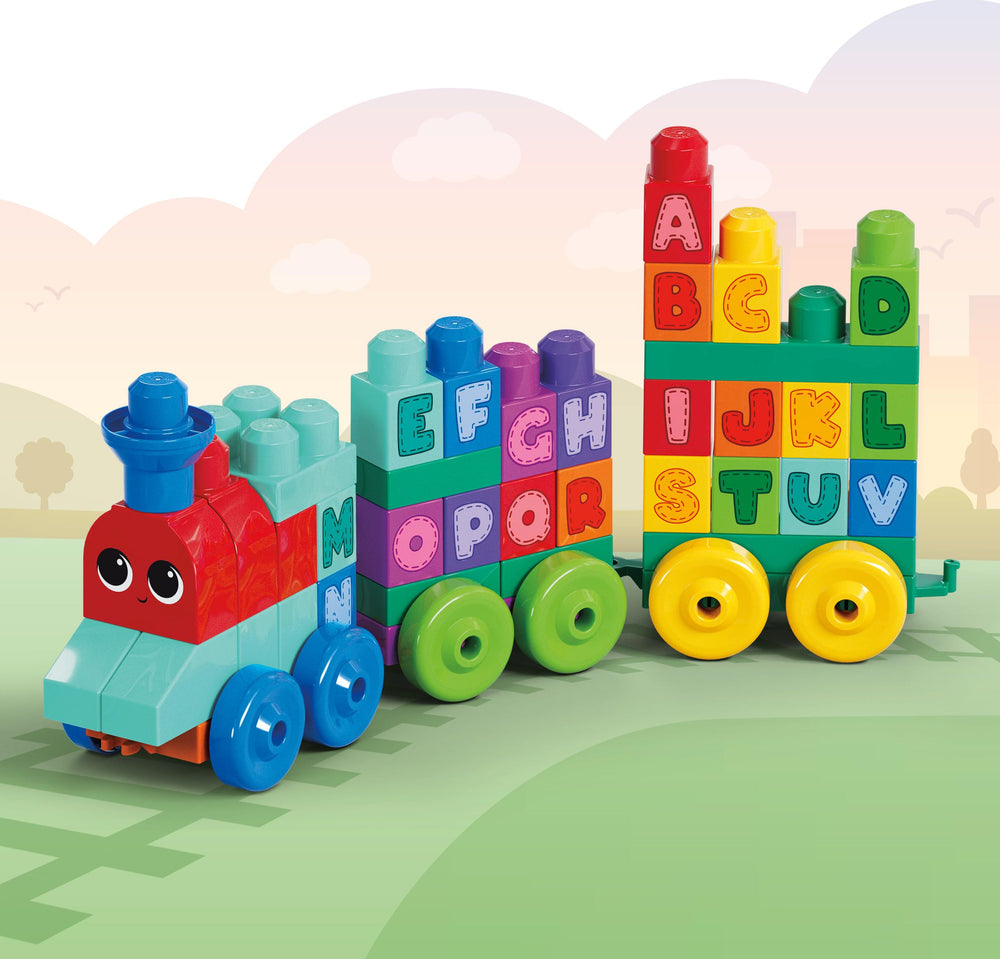 Mega Bloks First Builders ABC blocks to stack and spell