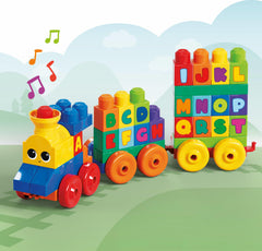 Mega Bloks First Builders rolling wheelbase encourages pushing and imaginative play on the go.