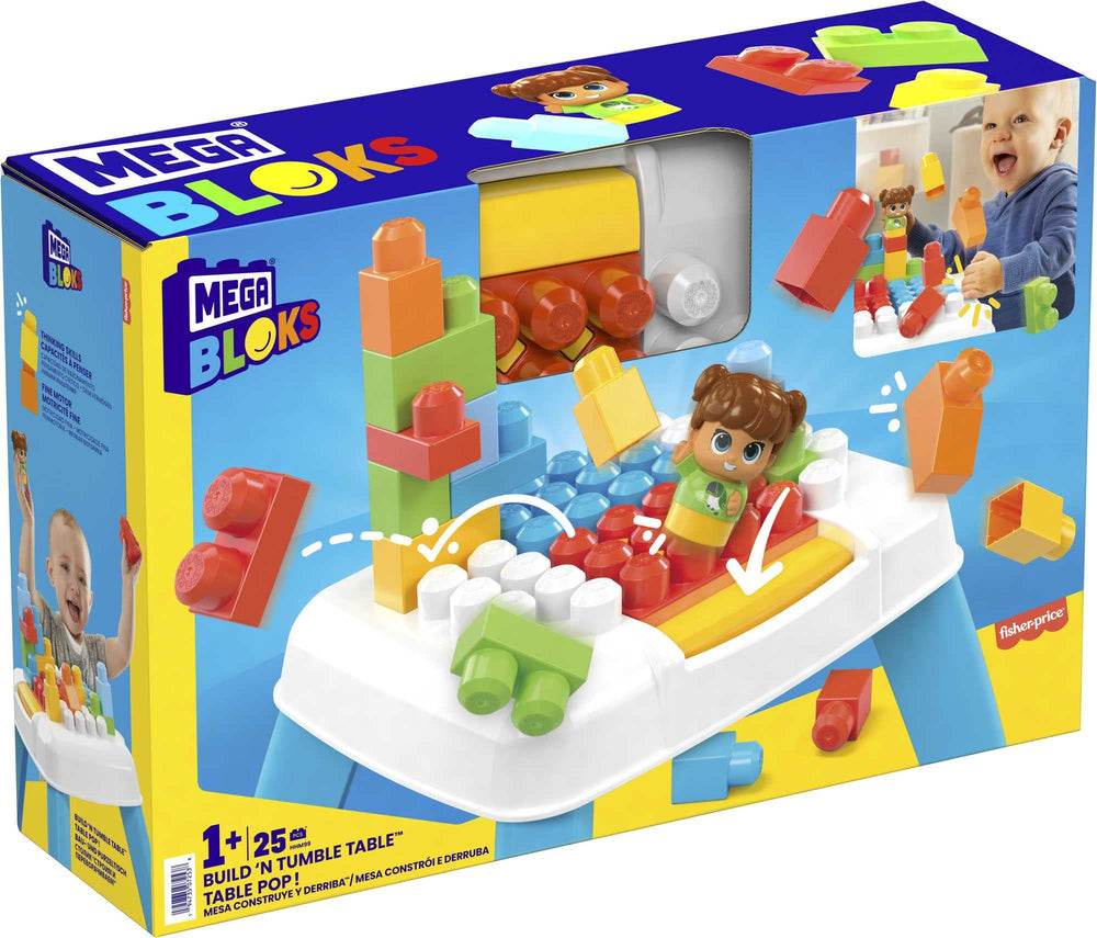 Mega Bloks Fisher-Price durable construction designed for little hands.