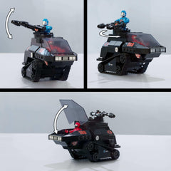 Mega Bloks G.I. Joe collector packaging display evokes nostalgic charm.