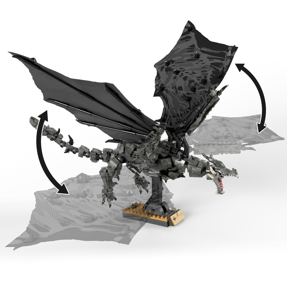 Mega Brands adjustable flight stand enables versatile poses and dramatic dioramas