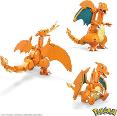 Mega Brands Charizard flame tail and breath effects for action scenes