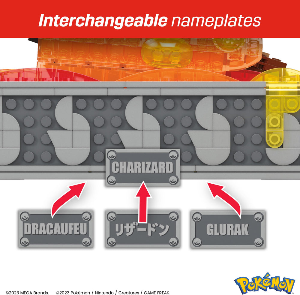 Mega Brands Charizard licensed model, ideal for adult collectors.