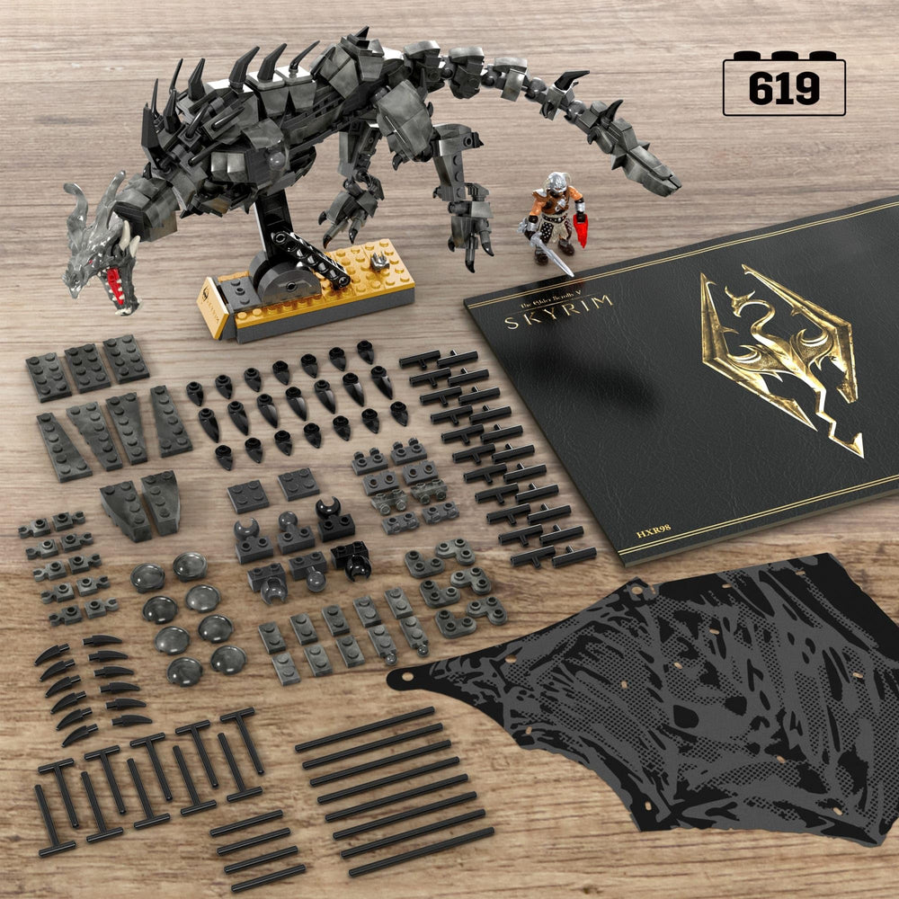 Mega Brands Dovah-Kiin poseable Dragonborn figure for dynamic display scenes