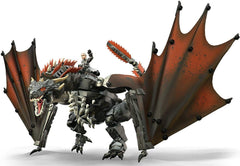 Drogon’s 3-foot wingspan enables dynamic flight poses for dramatic scenes.