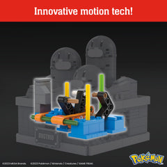 Mega Brands Dugtrio mini-motion stands 5 inches tall.