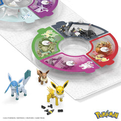 Mega Brands MEGA Pokémon Flareon figure—fiery colors and robust build for display-worthy battles