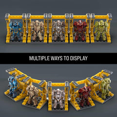 Vault Tec crate-inspired packaging doubles as storage or display for Mega Brands figures.