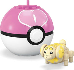 Fidough with Love Ball creates a Pokémon-inspired display for collectors.
