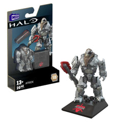 Mega Brands Halo Heroes Atriox Series 18 figure front view for display and collection