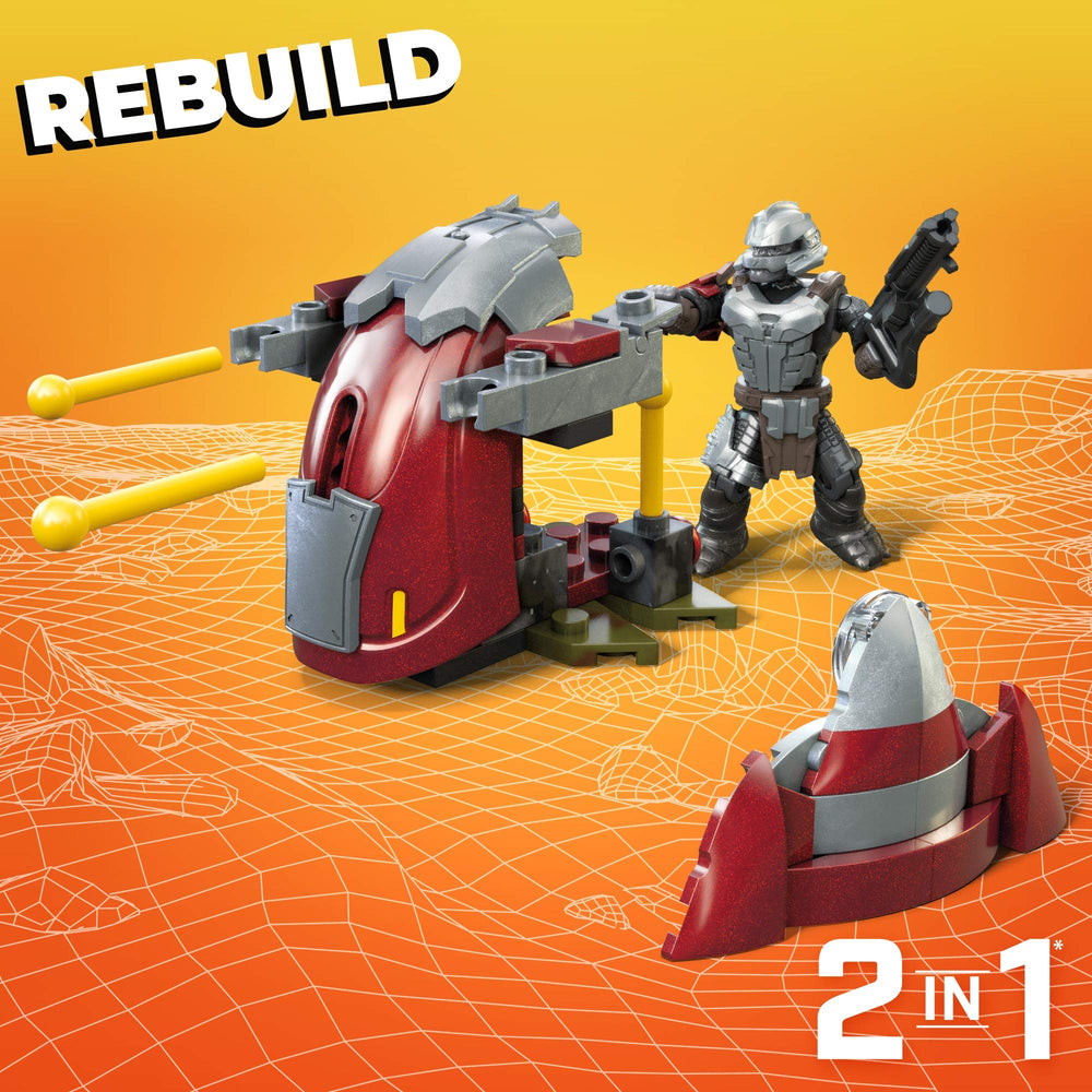Mega Construx Halo Hijacked Ghost 2-in-1 build promotes versatile imagination