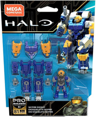 Halo Skyfire Exosuit with UNSC Marine figure in detachable armor for dynamic posing