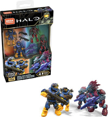 Mega Brands Halo Sword Base Invasion Spartan CQC figure with poseable joints for dynamic play